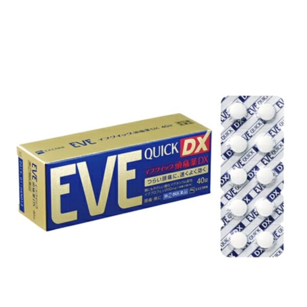 日本EVE QUICK DX 加強版止痛藥 40錠