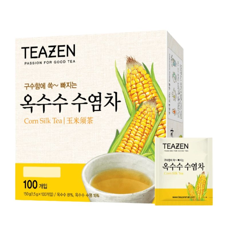 韓國🇰🇷熱賣‍ TEAZEN 粟米鬚茶~100包/200包(勁量裝家庭裝)