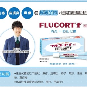 日本🇯🇵田邊三菱製藥Flucort F 濕疹皮炎軟膏 10g