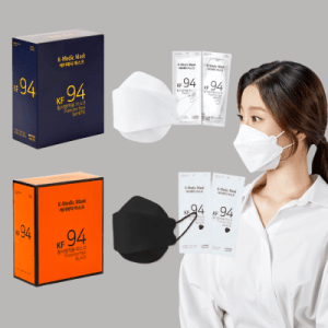 韓國🇰🇷 K-Medic Mask KF94三層防疫口罩成人款一盒100個（白色*50個+ 黑色*50個）
