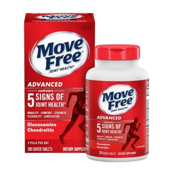 美國🇺🇸Schiff Move Free胺基葡萄糖胺+軟骨素 健康軟骨 200粒