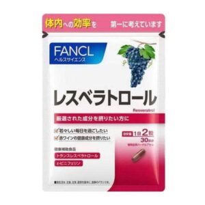 日本 Fancl 抗老化長壽營養白藜蘆醇膠囊 營養補充品60粒（30天）