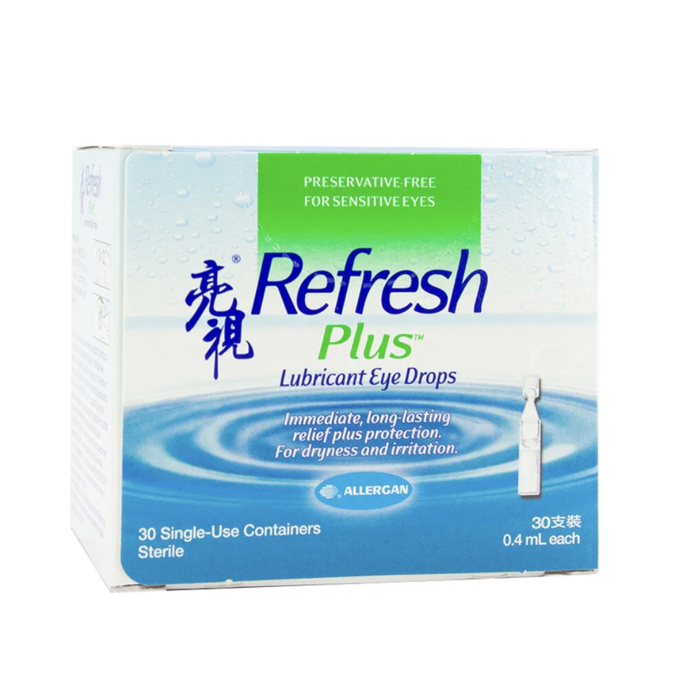 REFRESH PLUS 亮視滋潤滴眼液(獨立包裝) 0.4 ML X 30支裝