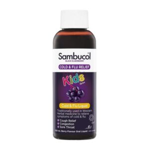 澳洲 Sambucol Black Elderberry Cold & Flu Relief 兒童黑接骨木感冒糖漿 120ml