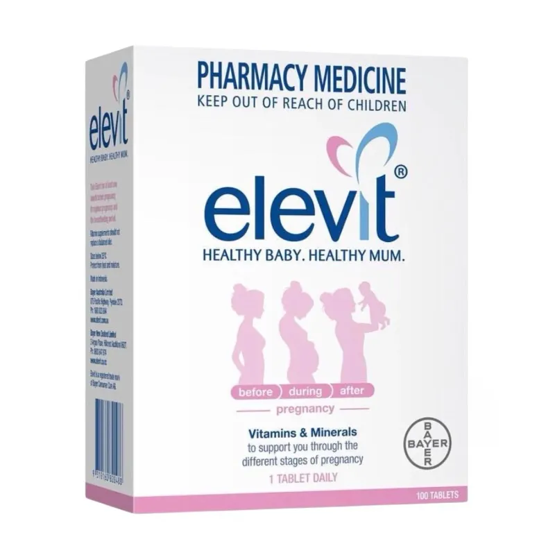 Elevit 愛維樂 備孕婦哺乳期含葉酸碘複合維生素 100粒 澳洲版