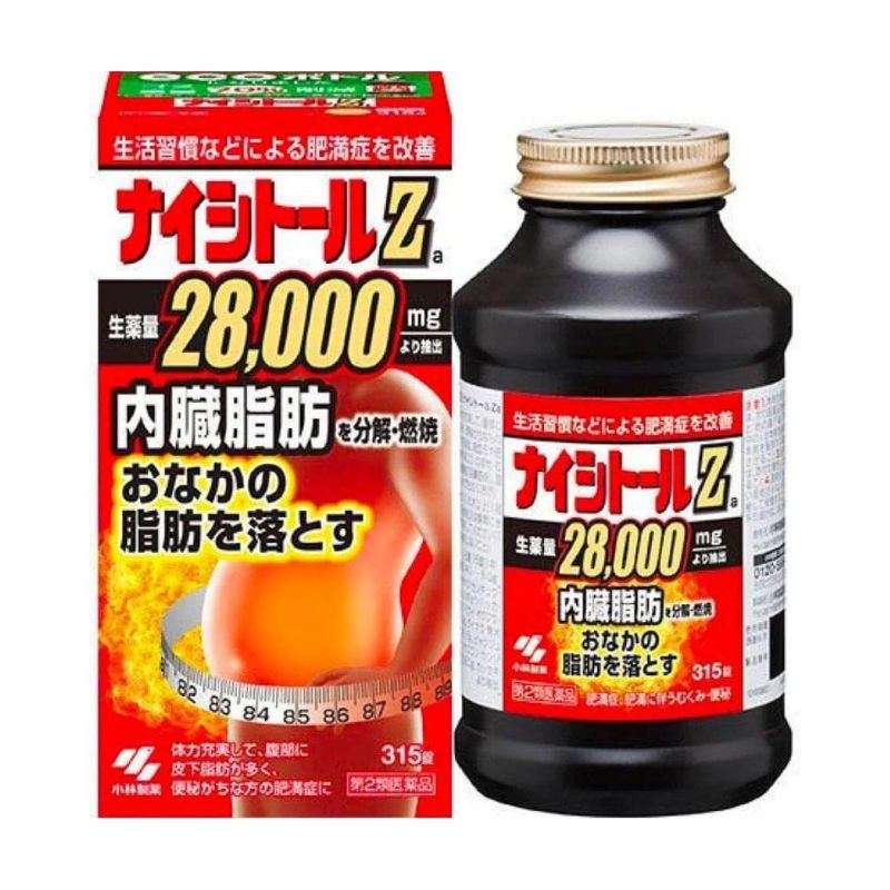 日本 小林製藥 Nasitol Za 中草藥腹部排油丸420片